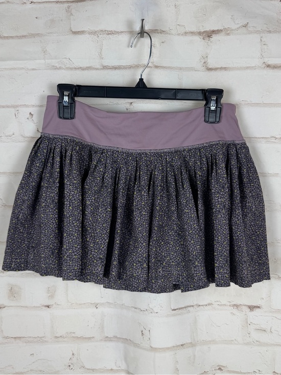 lululemon athletica Pants - Lululemon Pleat to Street Skirt Dottie Mum Deep Coal Mauvelous / Mauve size 6